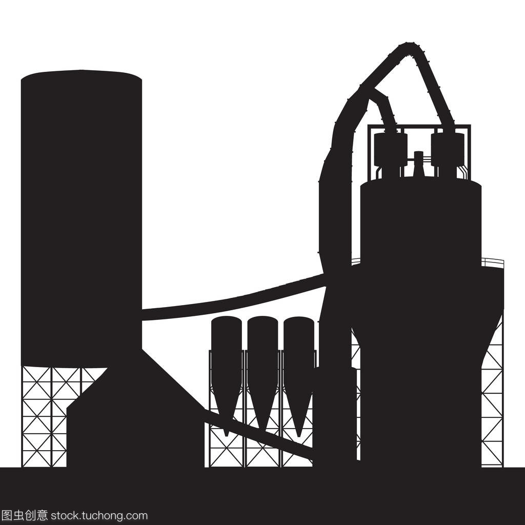 工厂建筑矢量